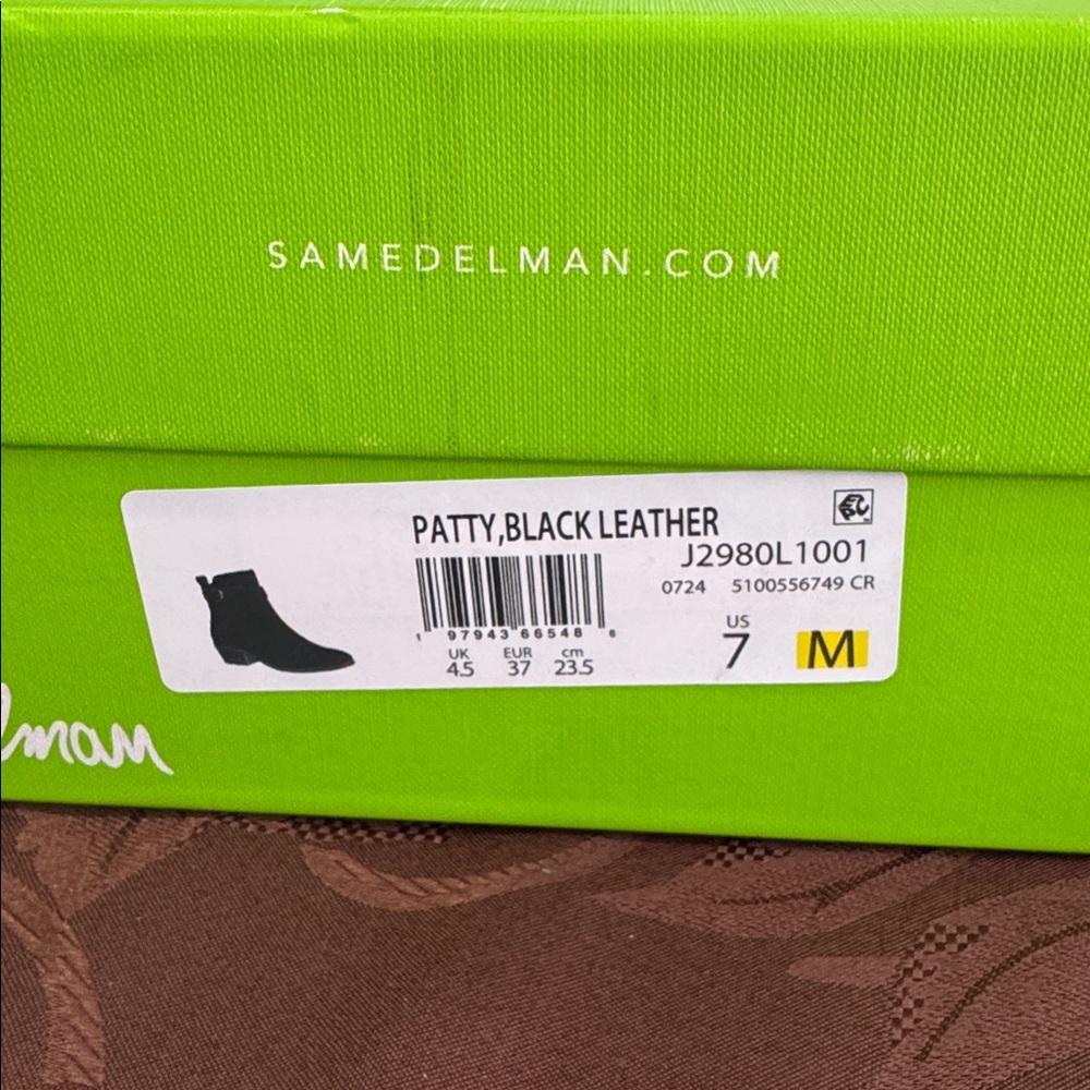 Sam Edelman Suede Leather Booties. Size 7 - Picture 15 of 15